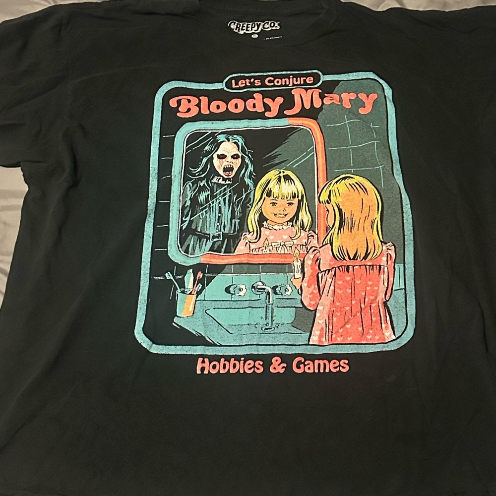 Hot Topic Black 'Let's Conjure Bloody Mary' Tee